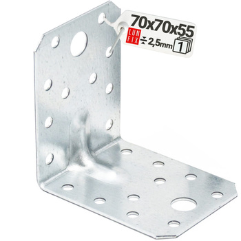 Kątownik z przetłoczeniem KP4 70x70x55x2,5 1szt.